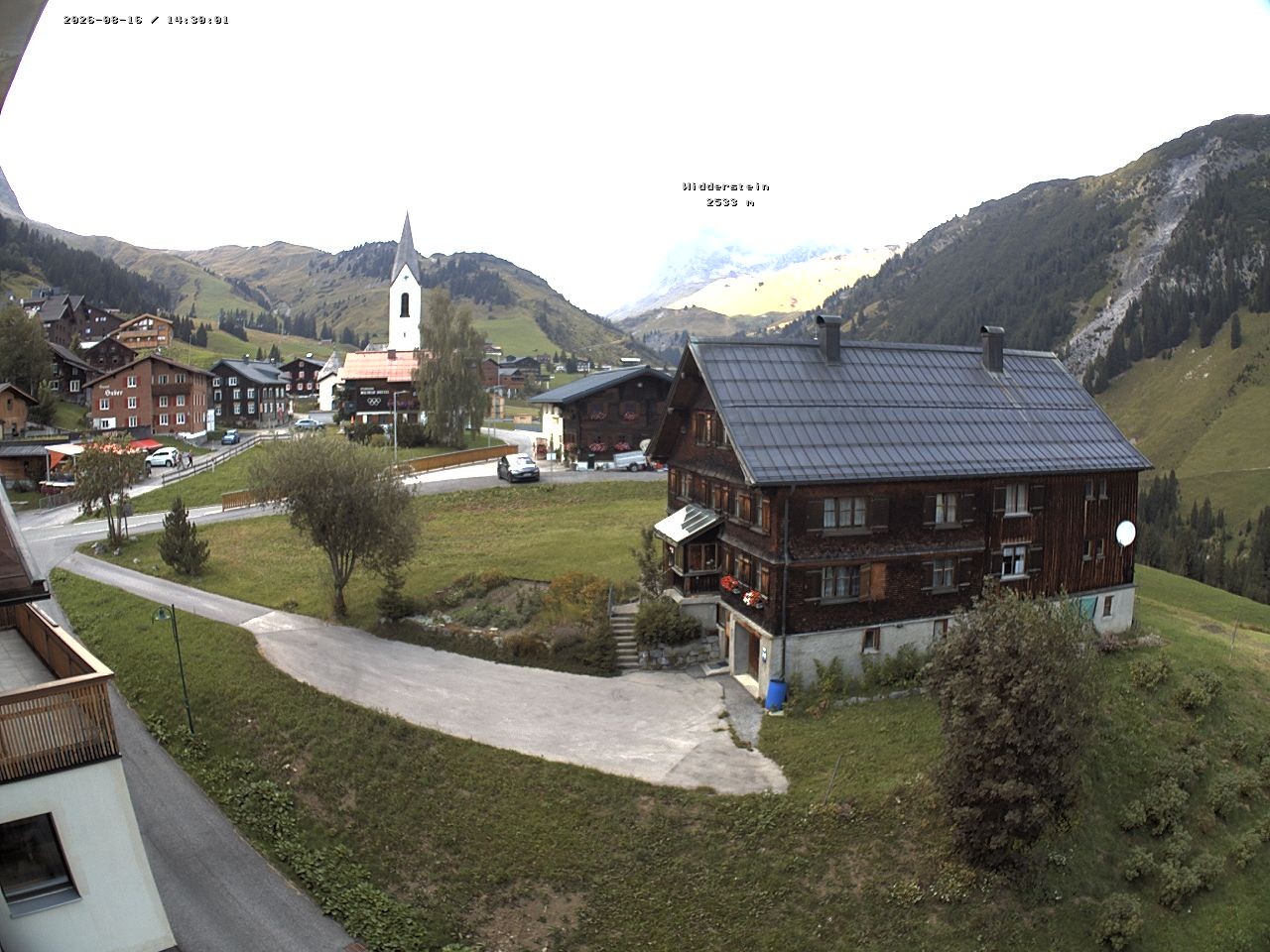 Archived image Webcam Village center Warth