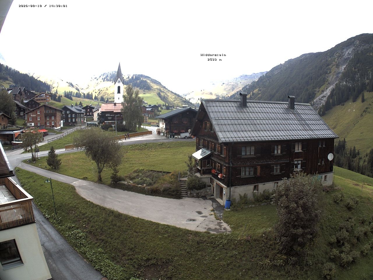 Archiv Foto Webcam Dorfzentrum von Warth