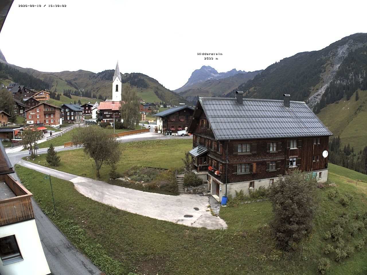 Archiv Foto Webcam Dorfzentrum von Warth
