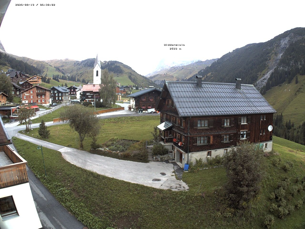 Archived image Webcam Village center Warth