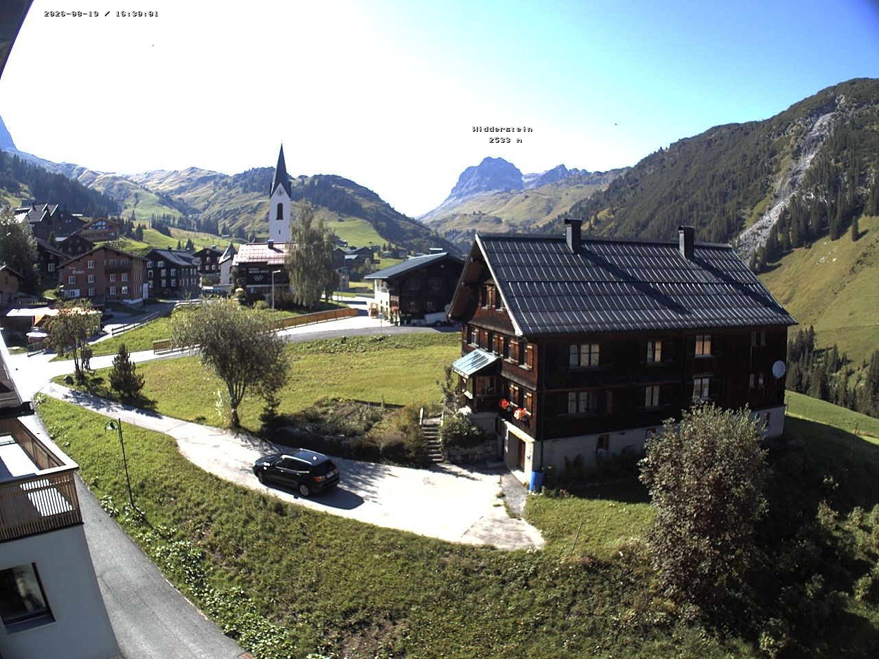 Archived image Webcam Village center Warth