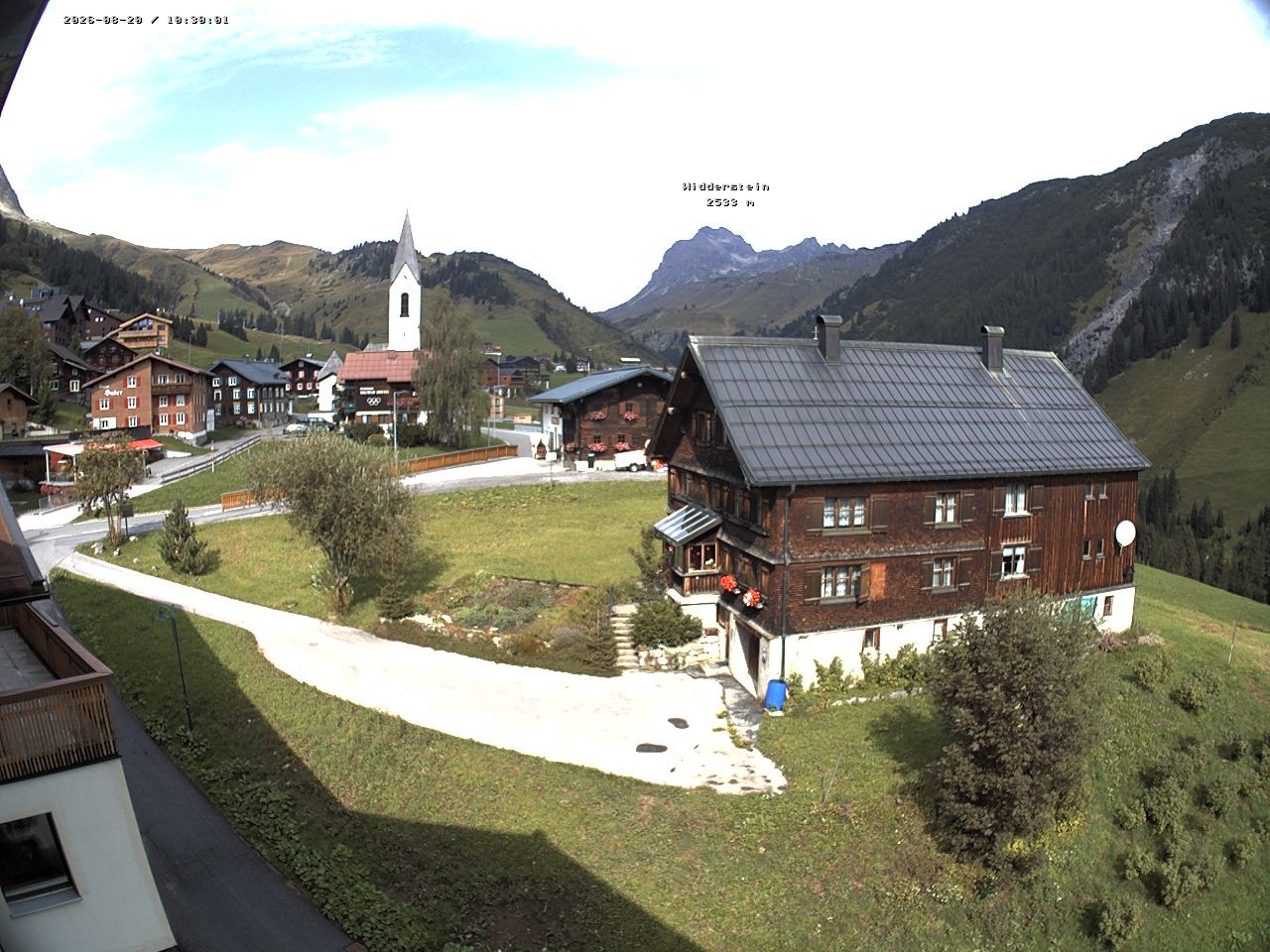 Archiv Foto Webcam Dorfzentrum von Warth