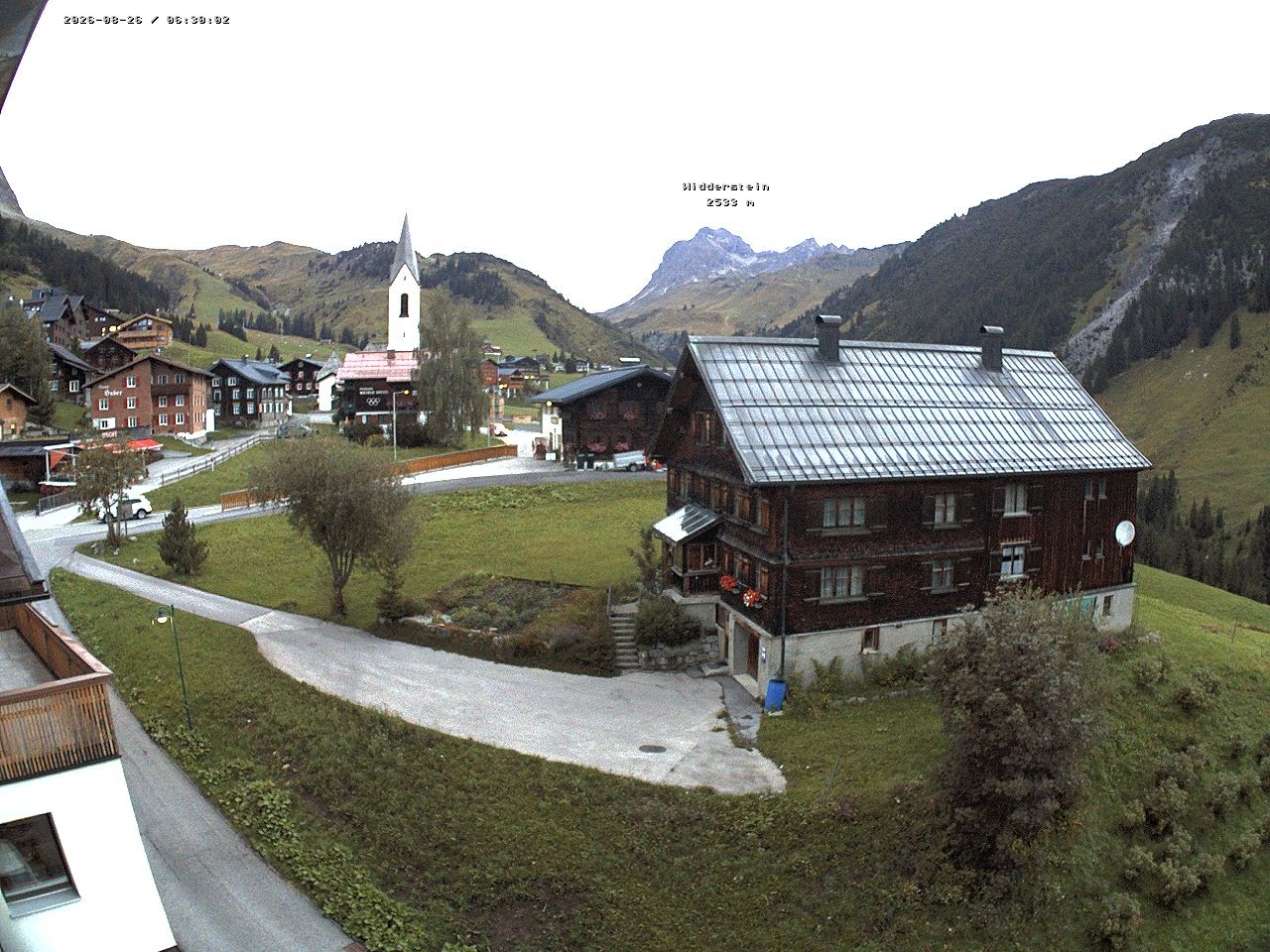 Archiv Foto Webcam Dorfzentrum von Warth