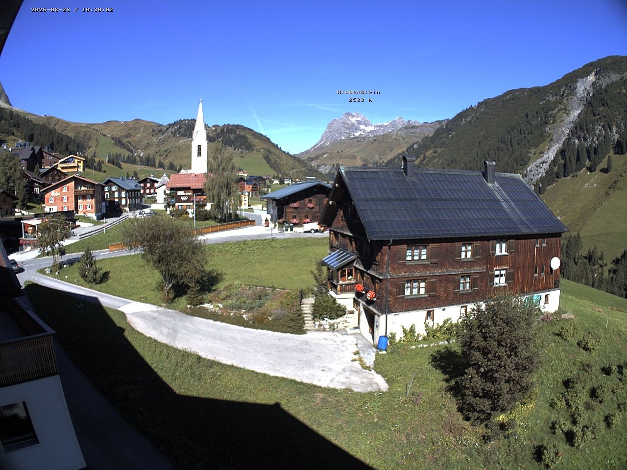 Archived image Webcam Village center Warth