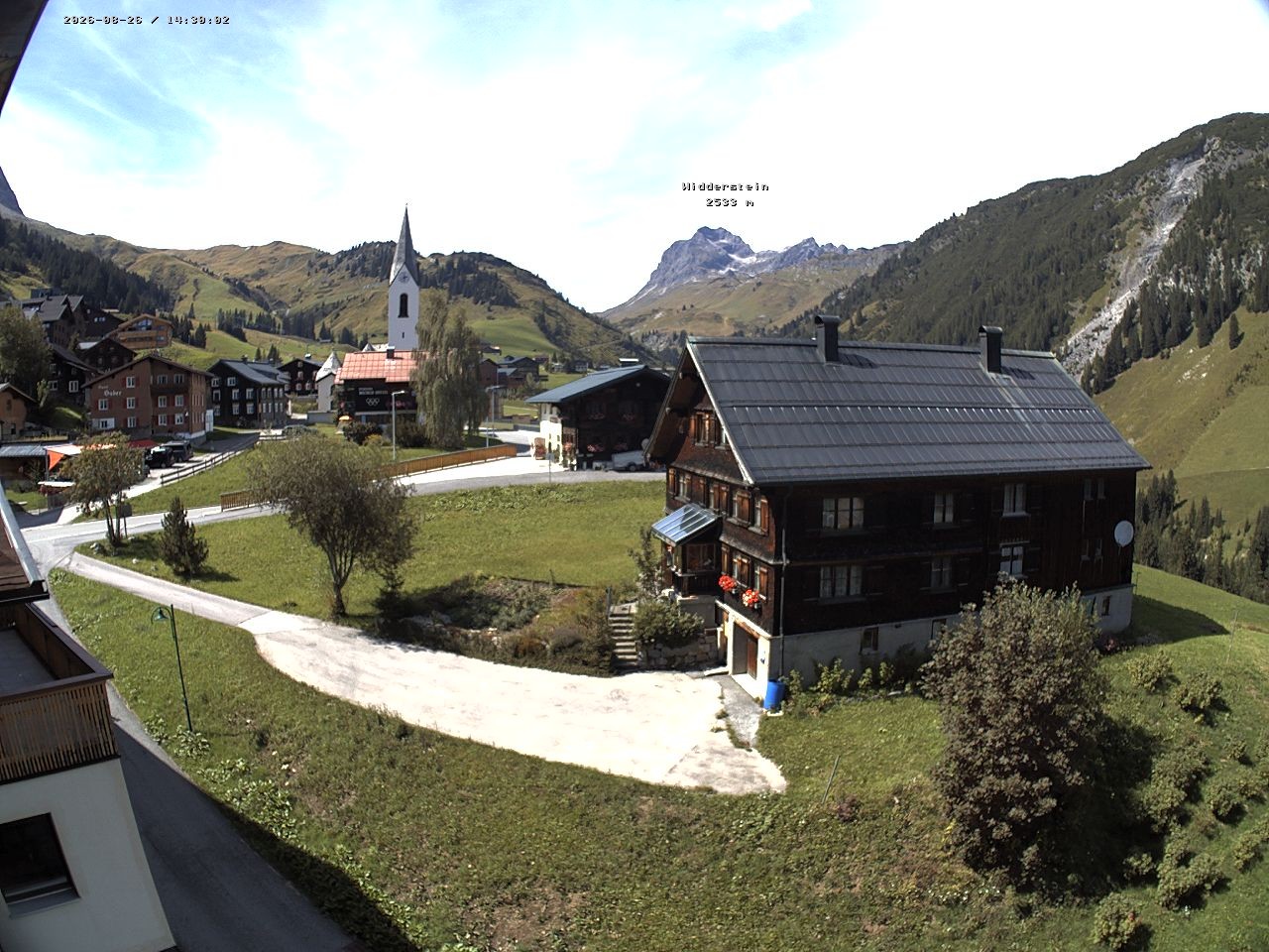 Archived image Webcam Village center Warth