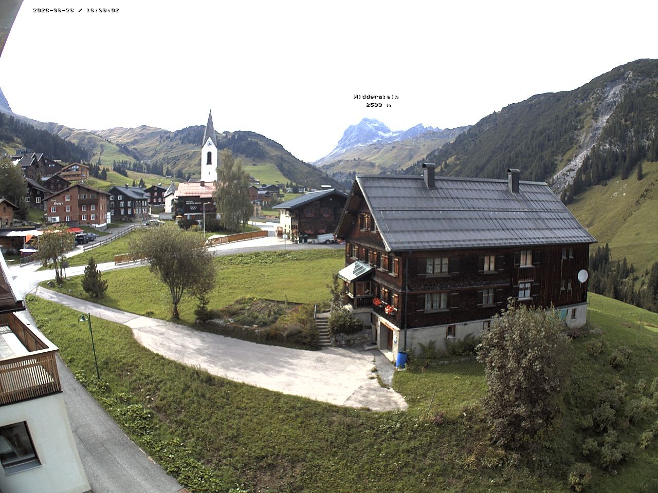 Archived image Webcam Village center Warth