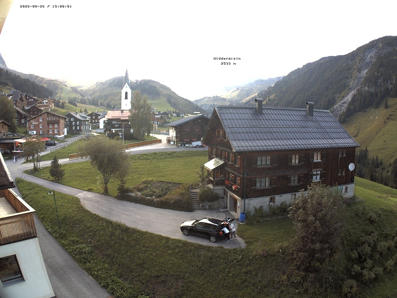 Archived image Webcam Village center Warth
