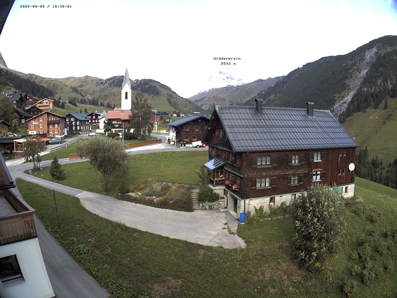 Archiv Foto Webcam Dorfzentrum von Warth