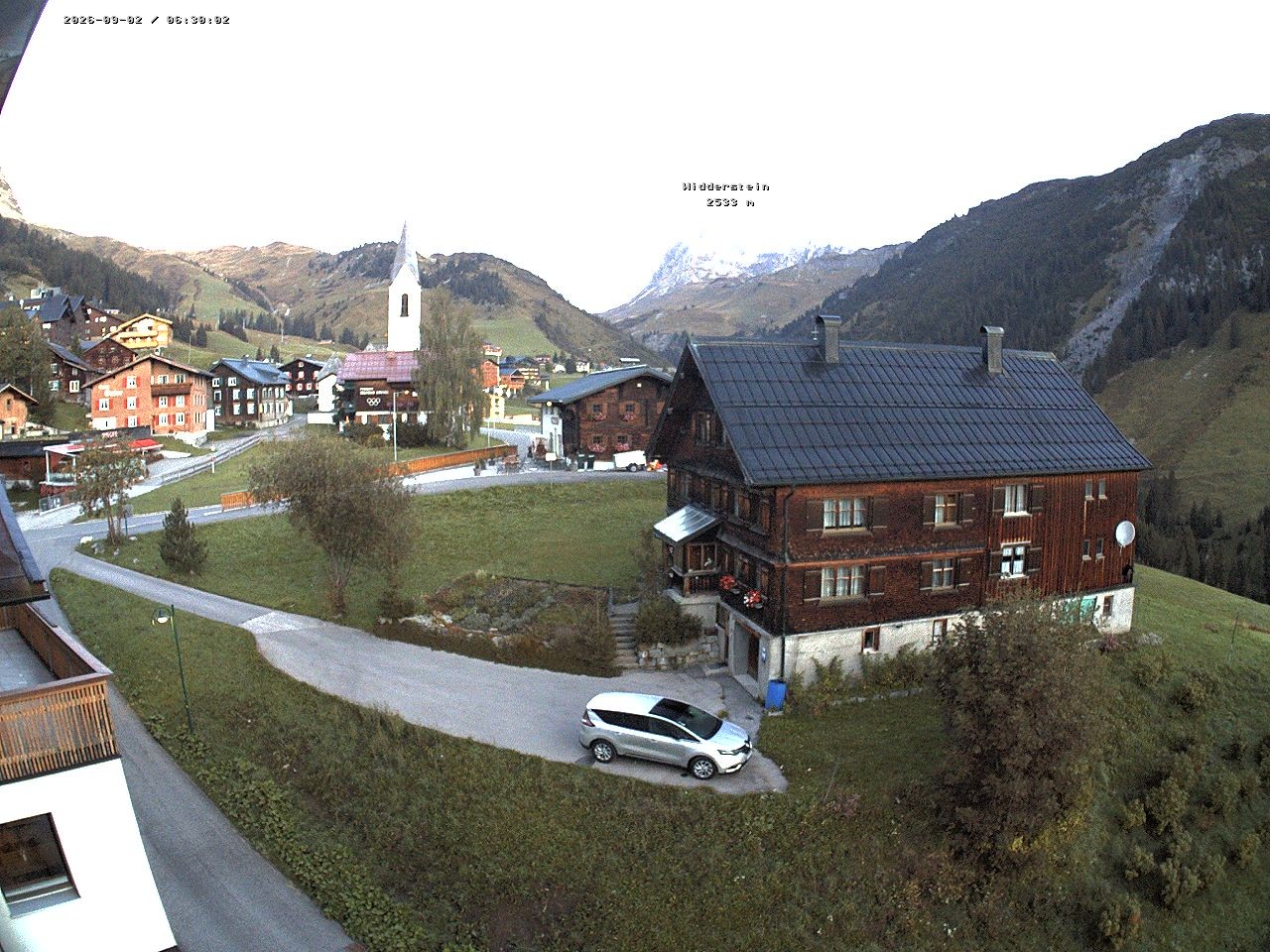 Archiv Foto Webcam Dorfzentrum von Warth