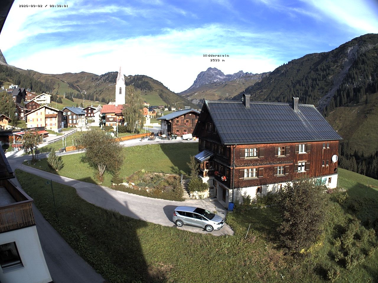 Archiv Foto Webcam Dorfzentrum von Warth