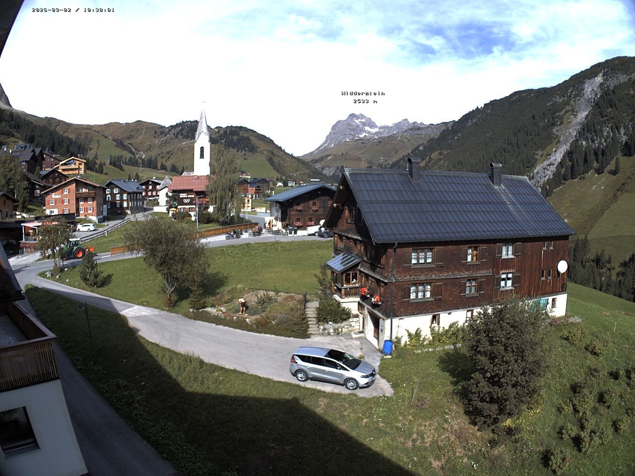 Archiv Foto Webcam Dorfzentrum von Warth