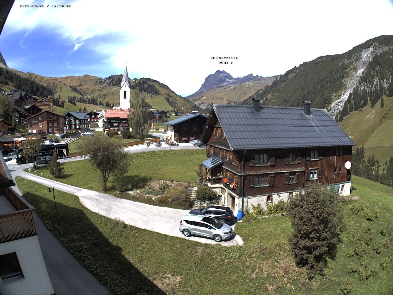 Archiv Foto Webcam Dorfzentrum von Warth