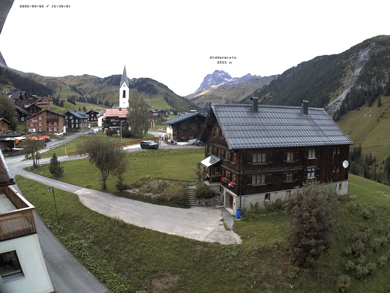 Archiv Foto Webcam Dorfzentrum von Warth