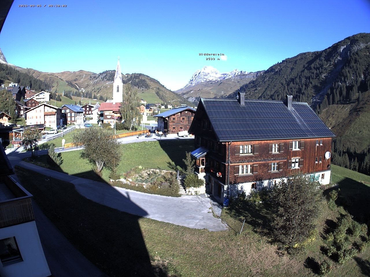 Archiv Foto Webcam Dorfzentrum von Warth