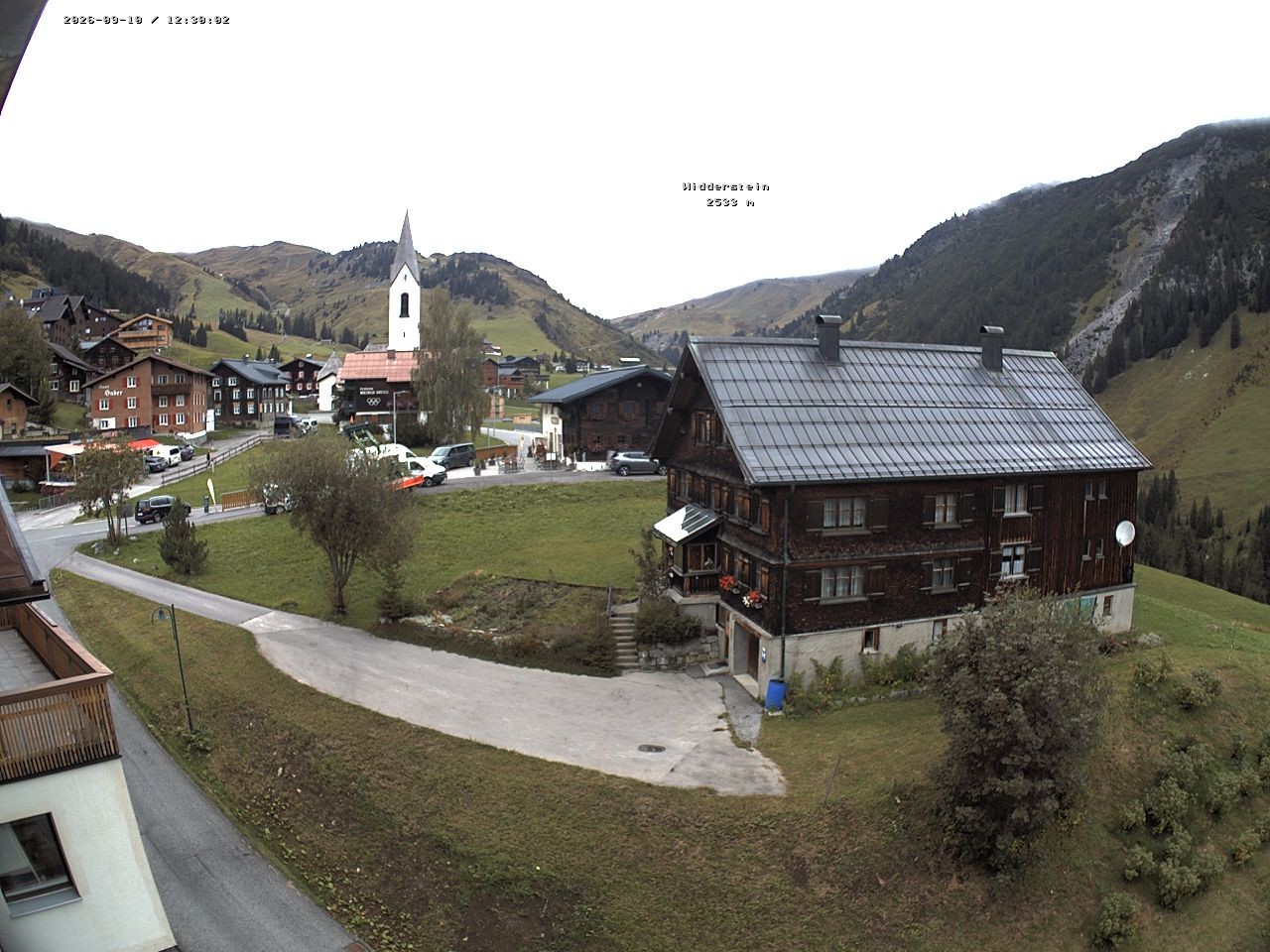 Archived image Webcam Village center Warth