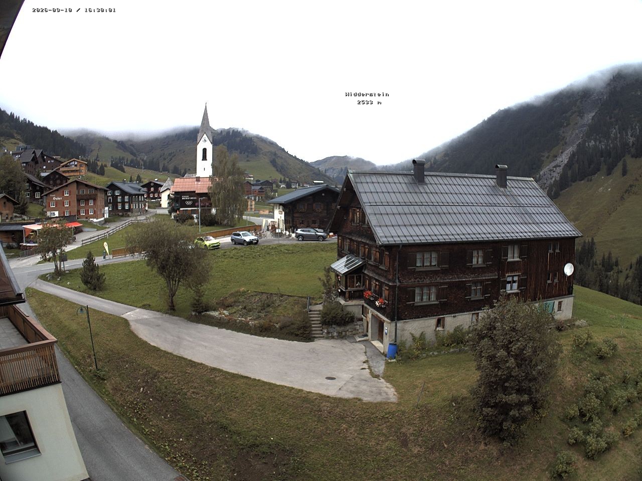 Archived image Webcam Village center Warth