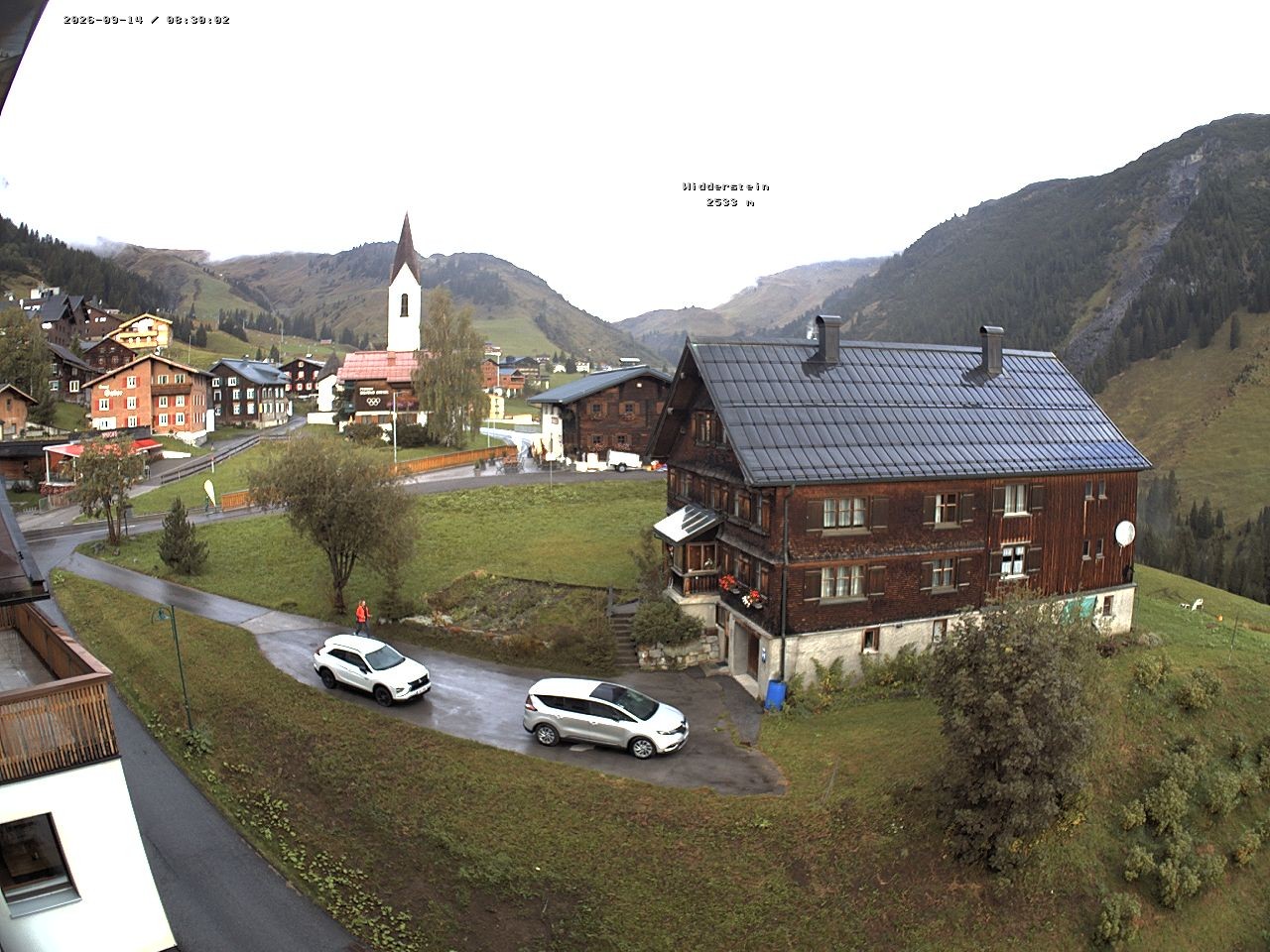 Archived image Webcam Village center Warth