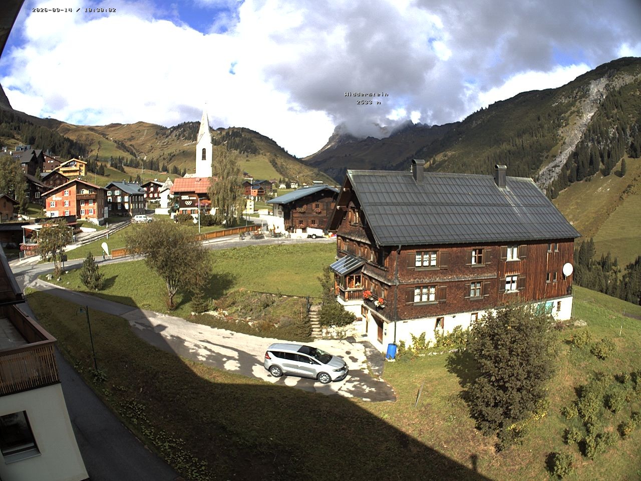 Archived image Webcam Village center Warth