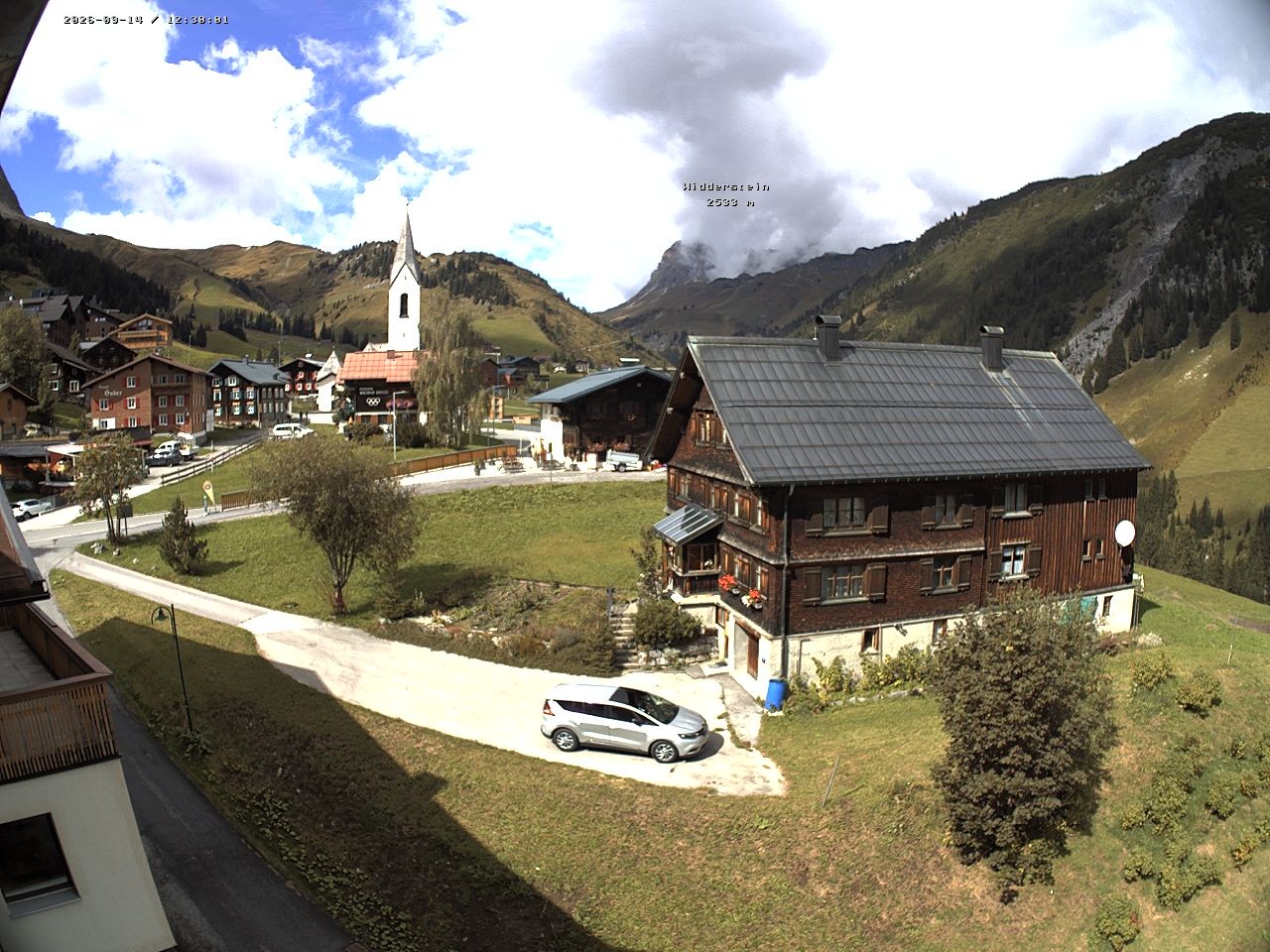 Archived image Webcam Village center Warth