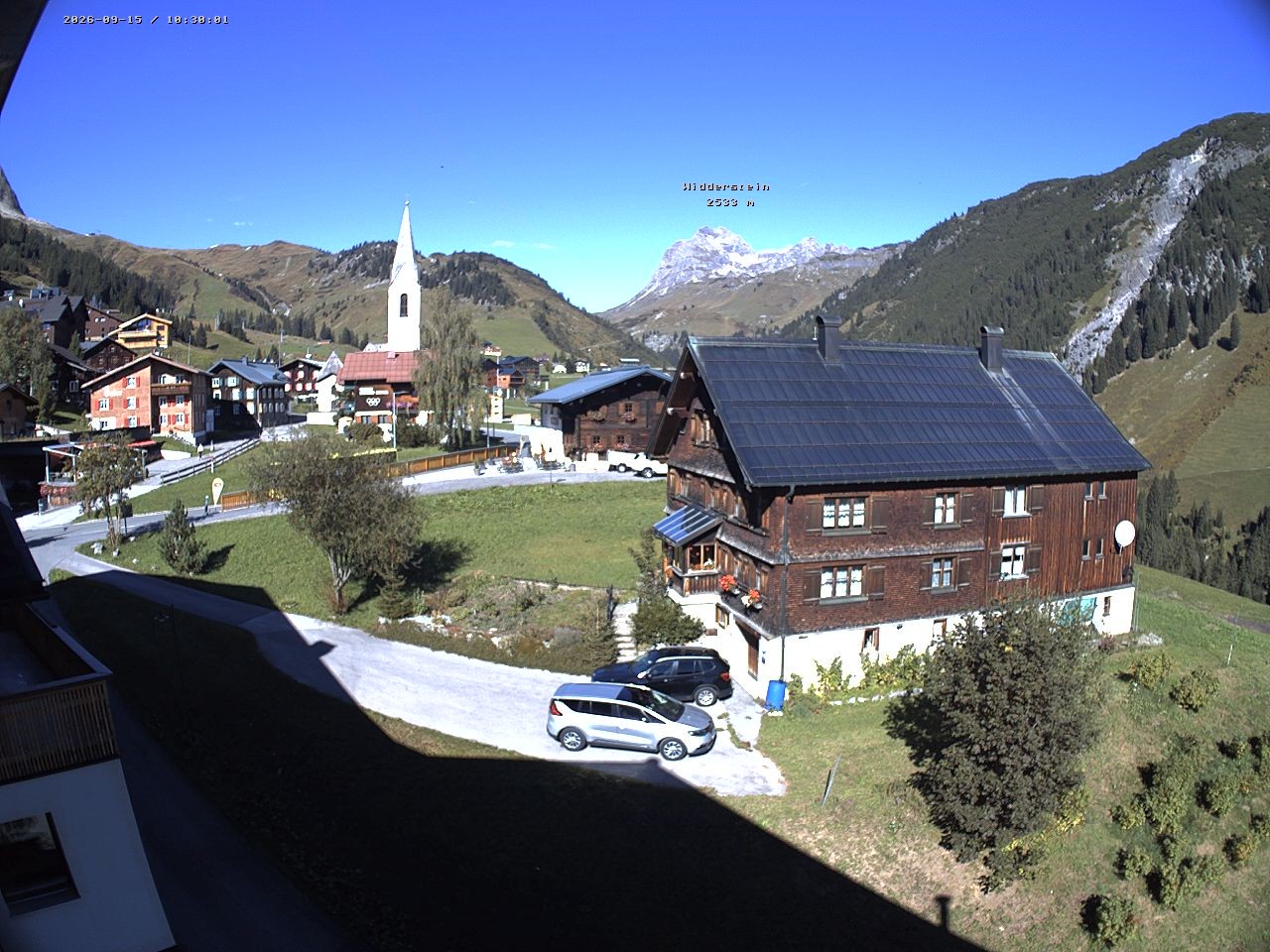 Archived image Webcam Village center Warth