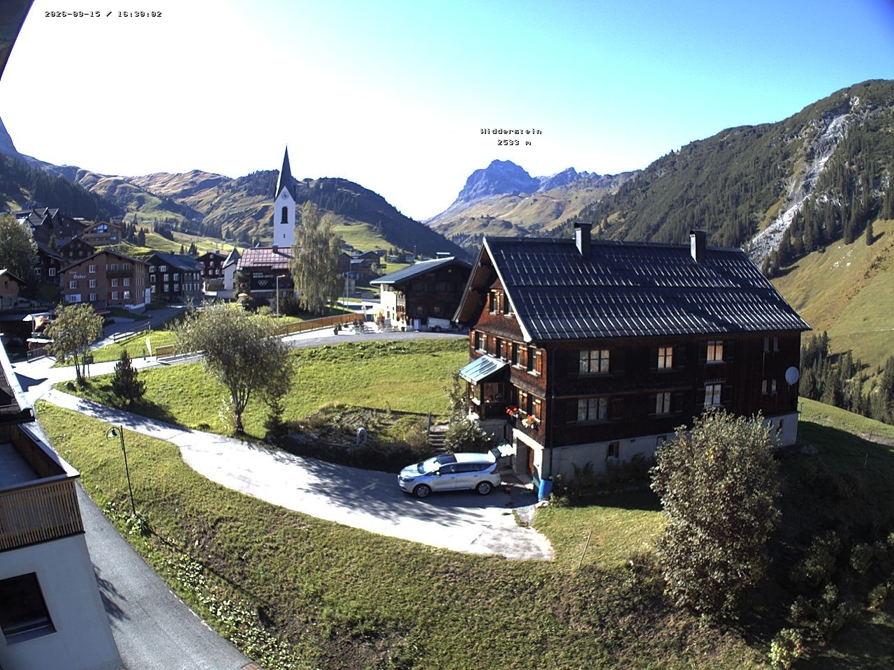 Archiv Foto Webcam Dorfzentrum von Warth