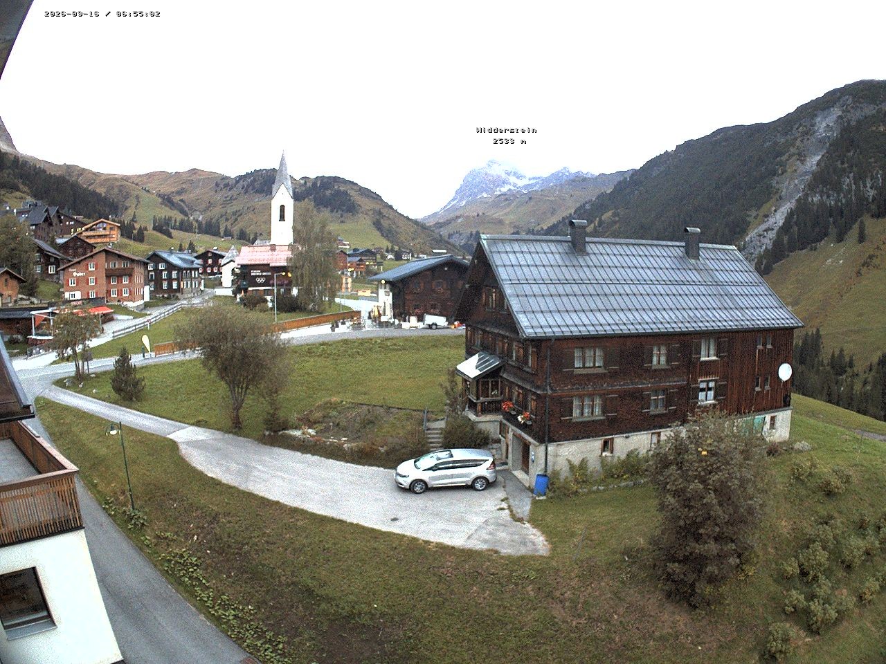 Archiv Foto Webcam Dorfzentrum von Warth
