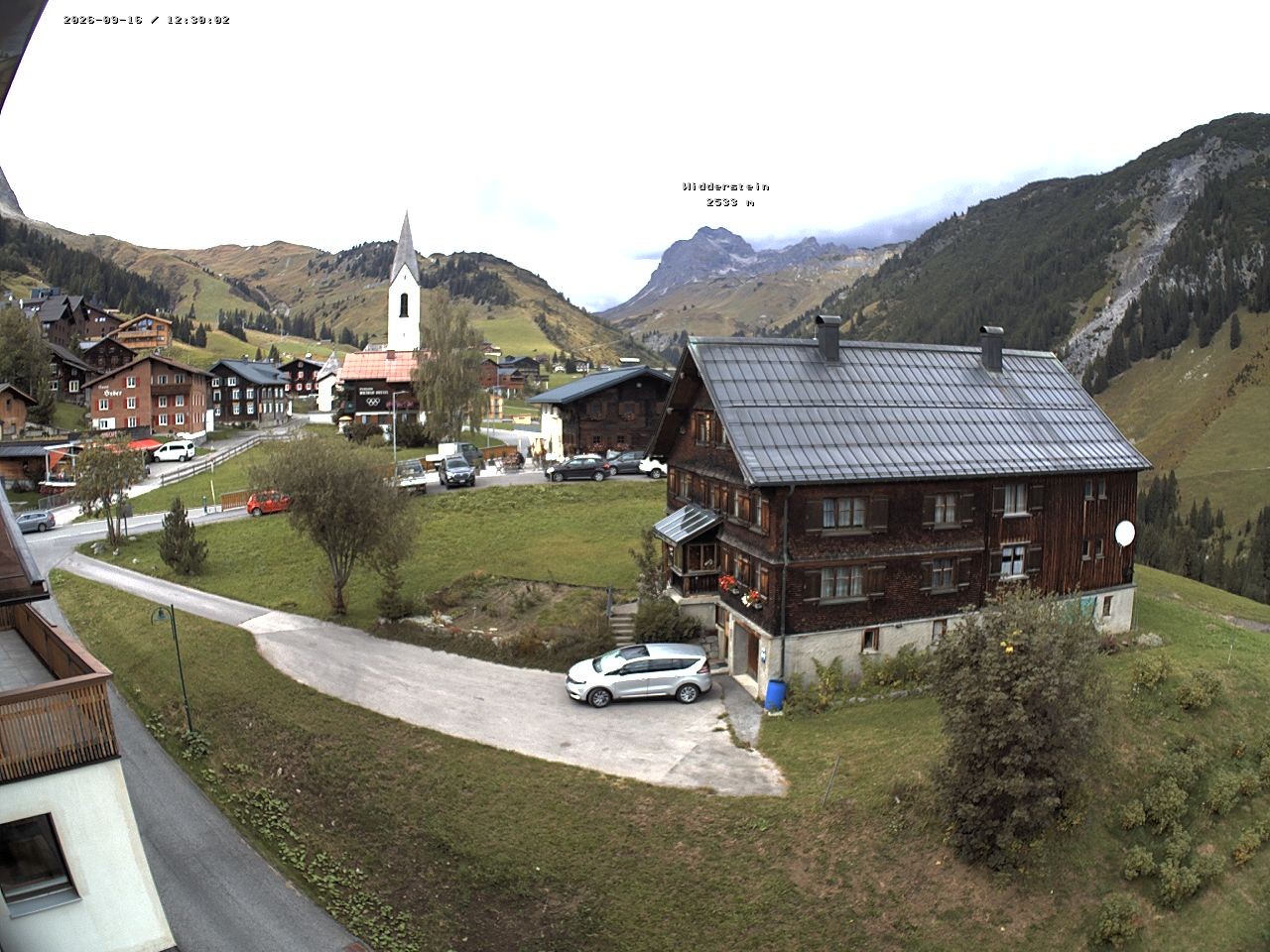 Archiv Foto Webcam Dorfzentrum von Warth