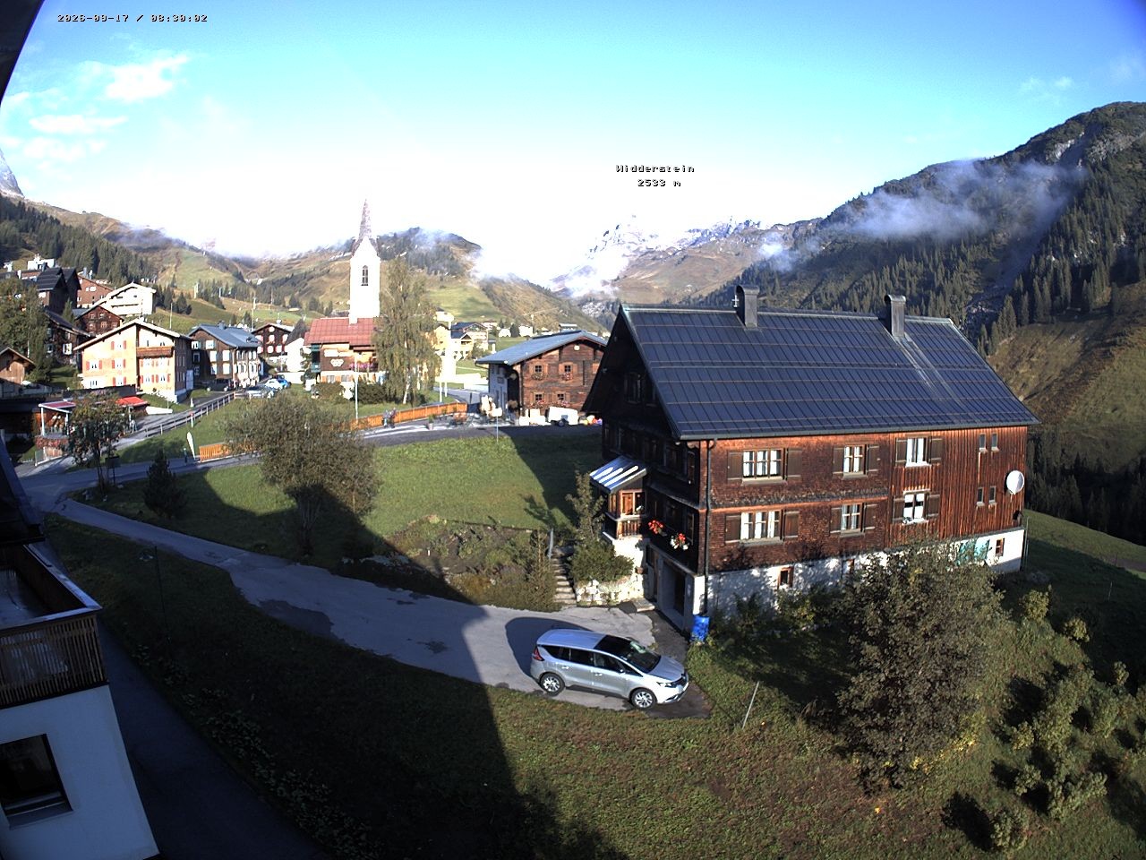 Archiv Foto Webcam Dorfzentrum von Warth