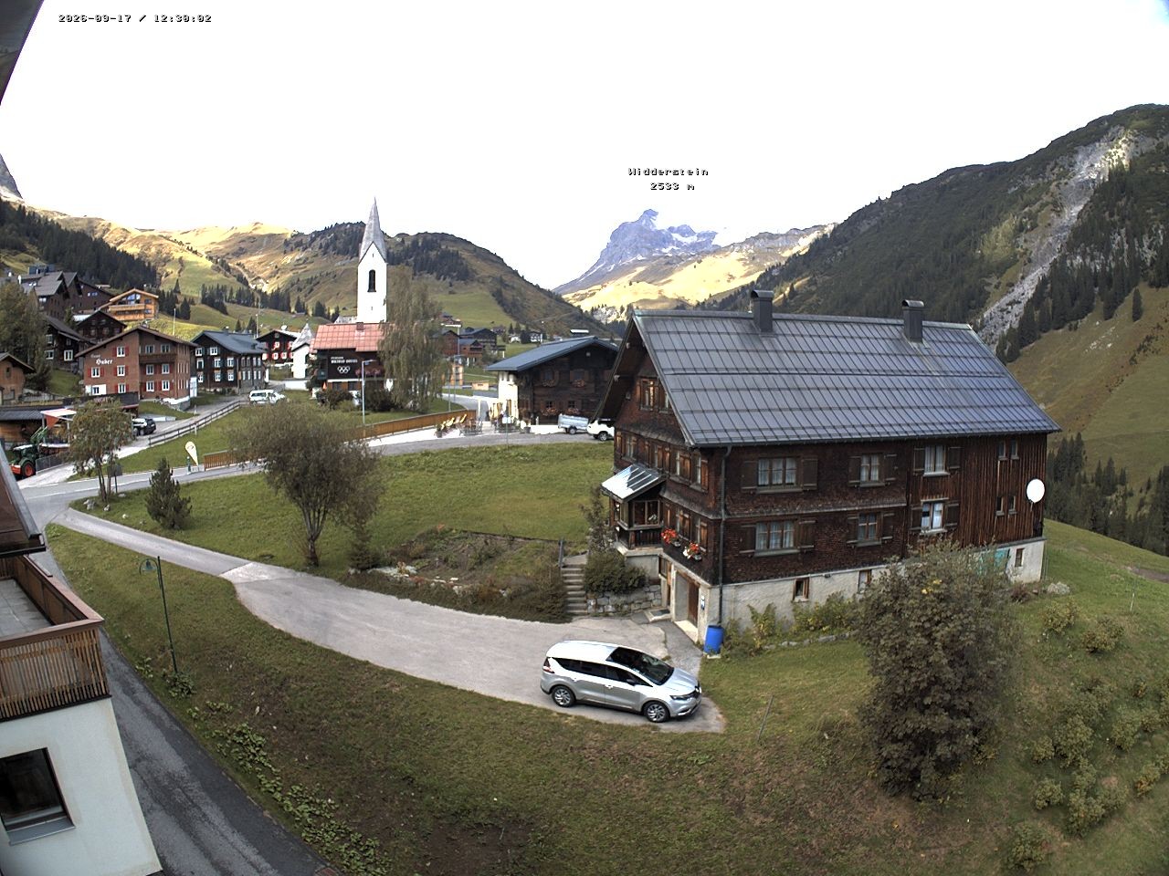 Archiv Foto Webcam Dorfzentrum von Warth
