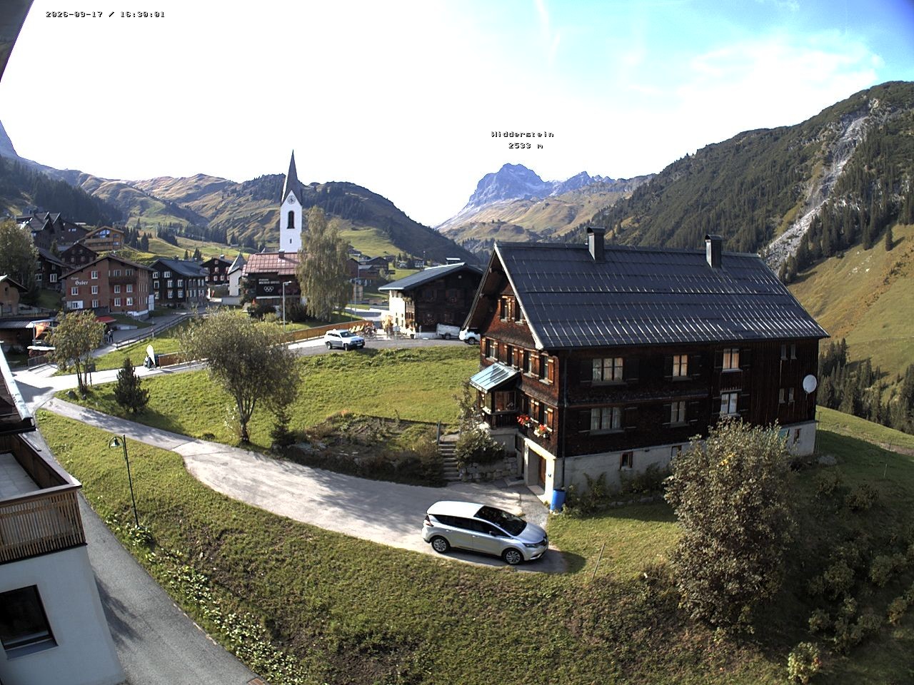 Archiv Foto Webcam Dorfzentrum von Warth