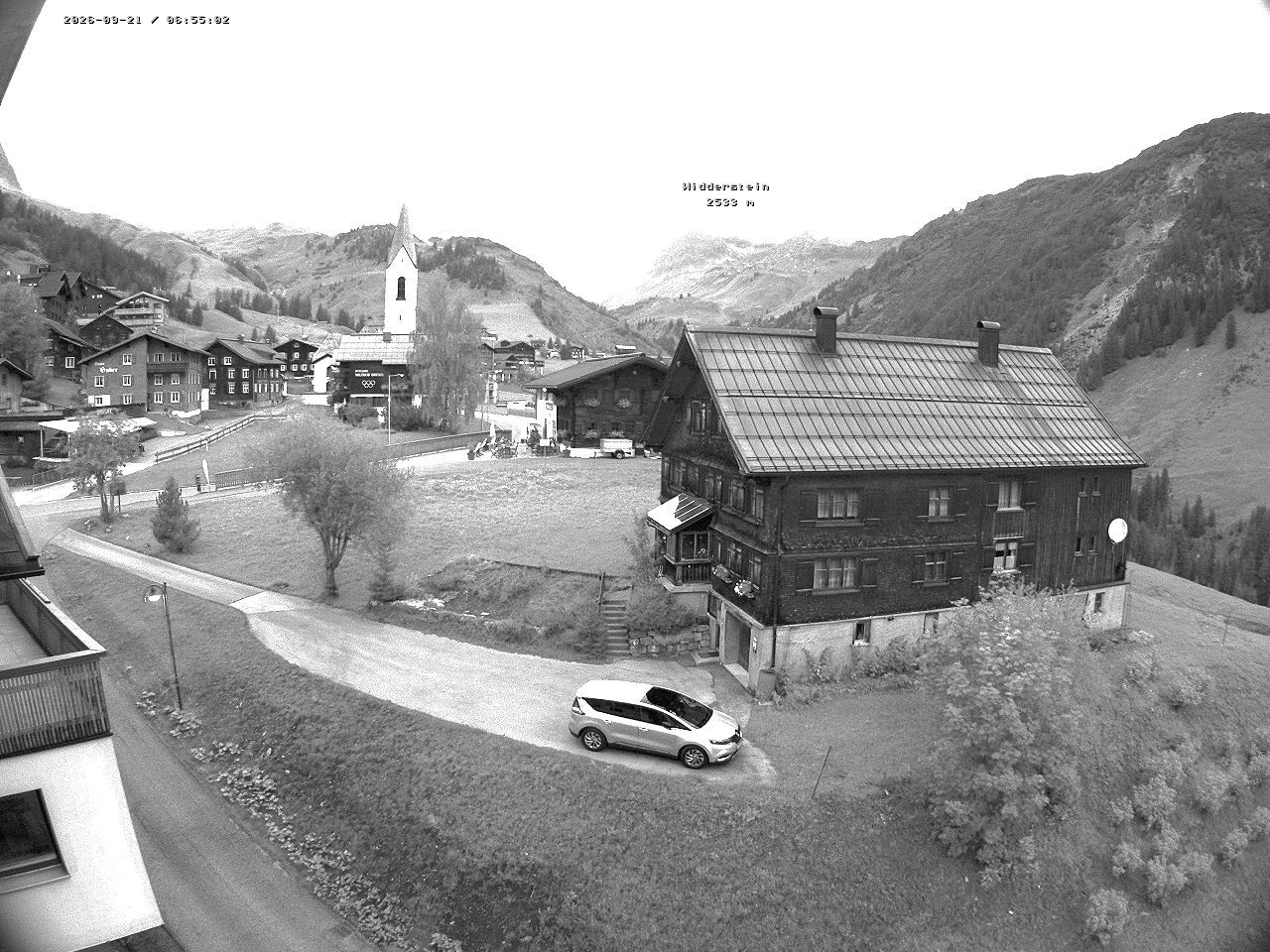 Archiv Foto Webcam Dorfzentrum von Warth