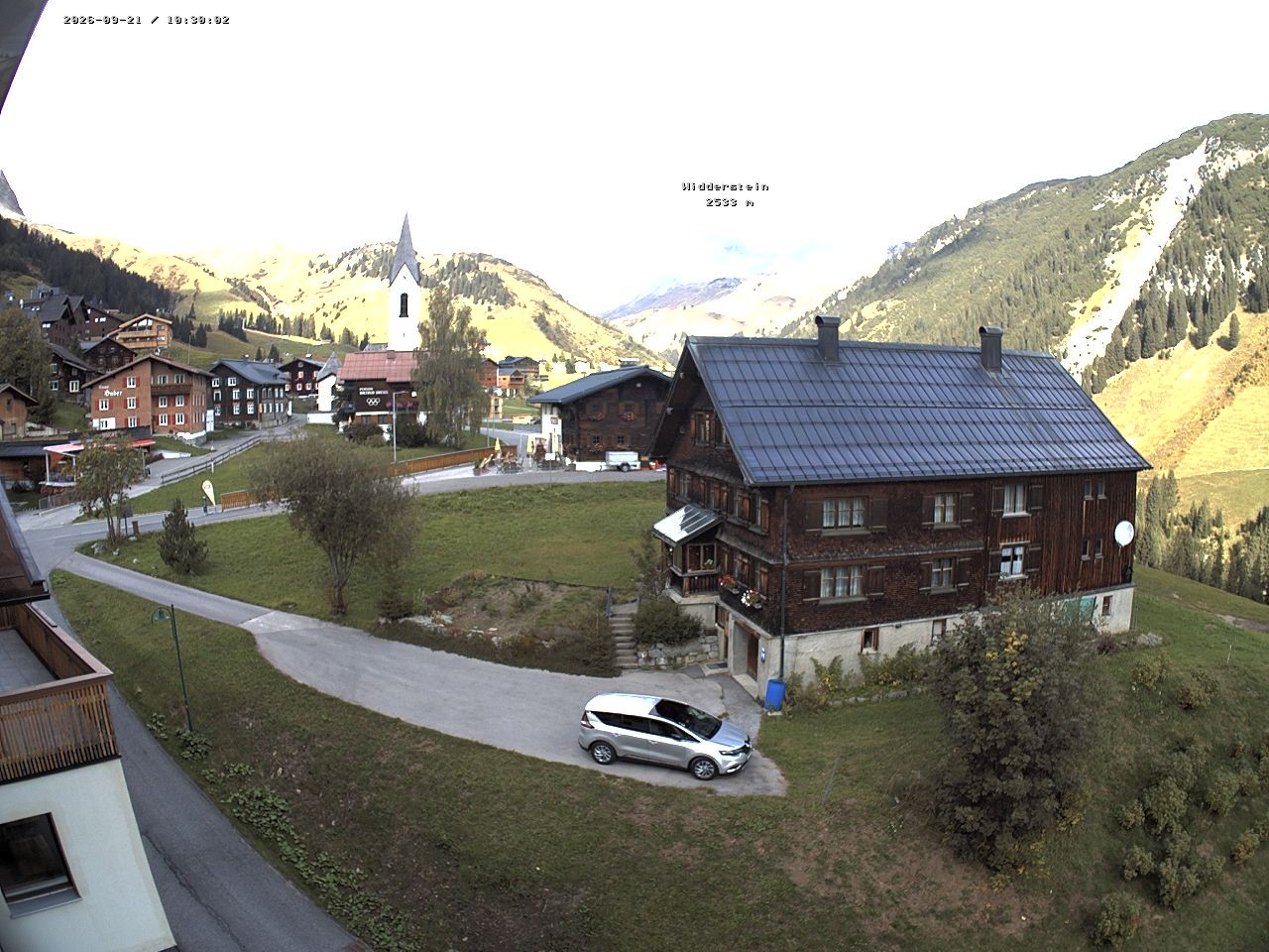 Archiv Foto Webcam Dorfzentrum von Warth