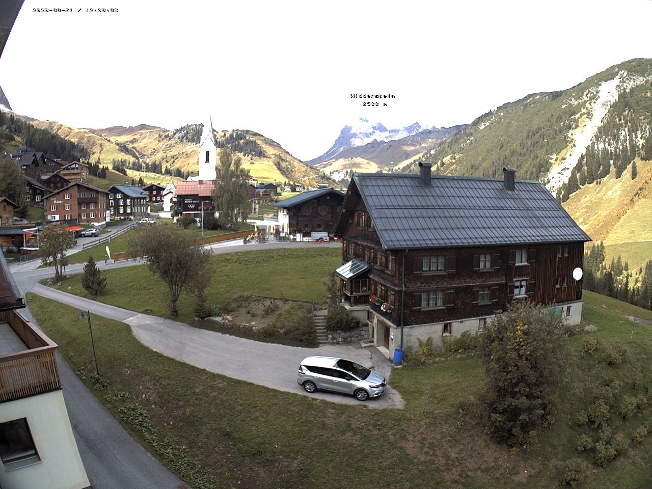 Archiv Foto Webcam Dorfzentrum von Warth
