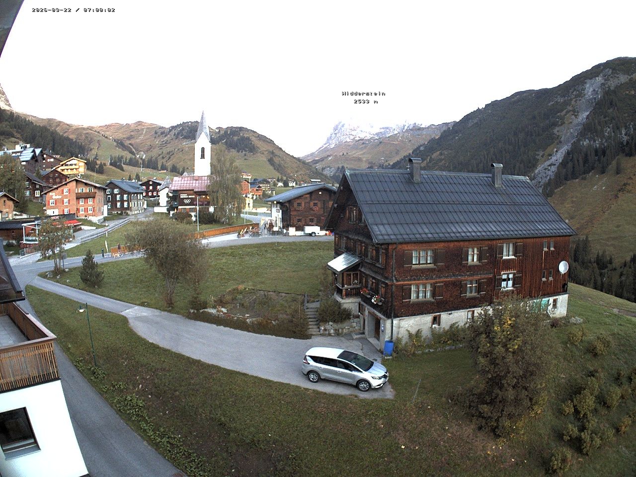 Archiv Foto Webcam Dorfzentrum von Warth