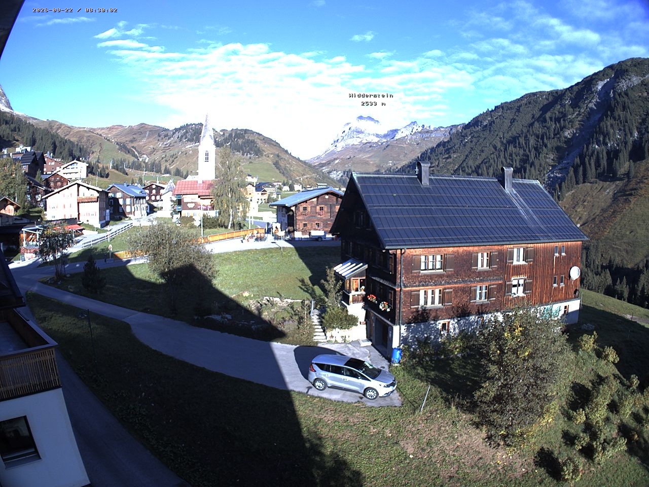 Archiv Foto Webcam Dorfzentrum von Warth