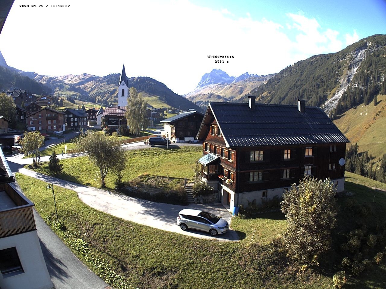 Archiv Foto Webcam Dorfzentrum von Warth