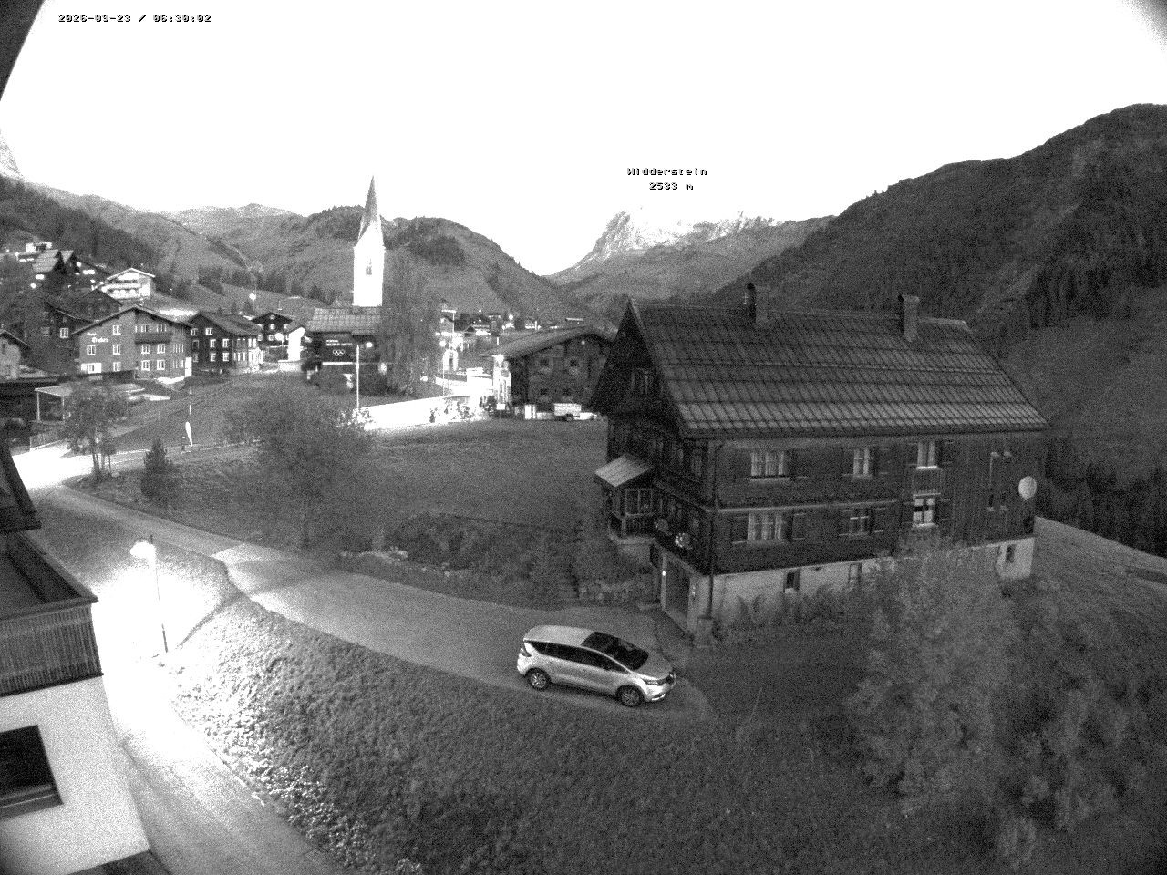 Archiv Foto Webcam Dorfzentrum von Warth