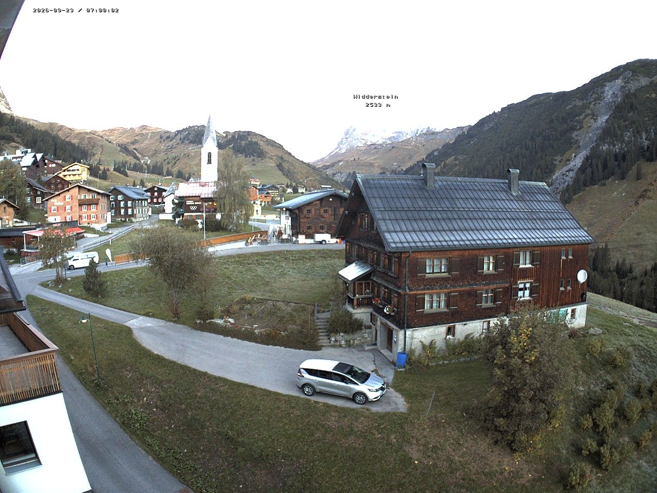 Archiv Foto Webcam Dorfzentrum von Warth