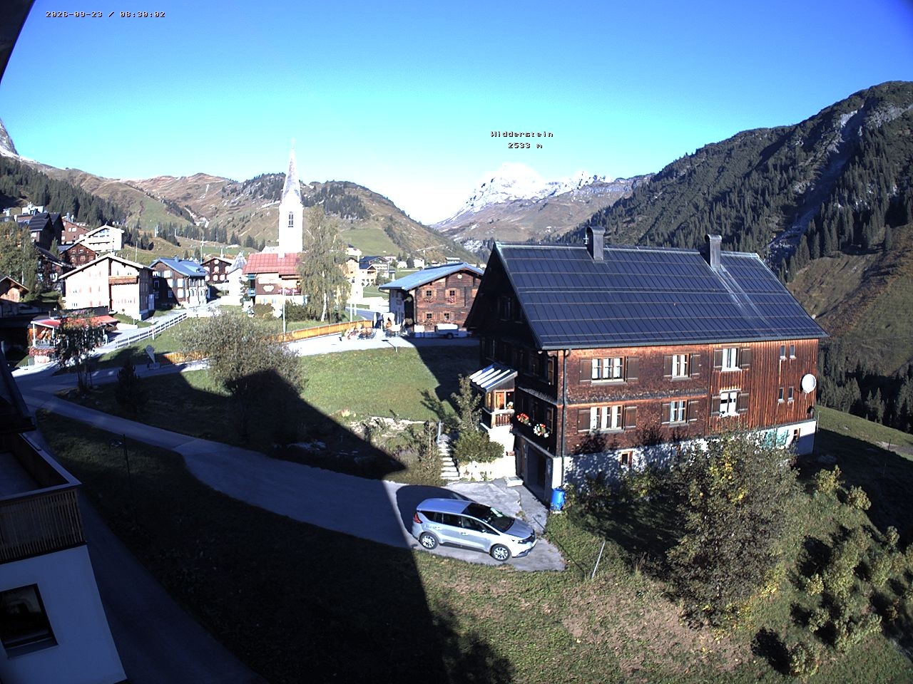 Archiv Foto Webcam Dorfzentrum von Warth