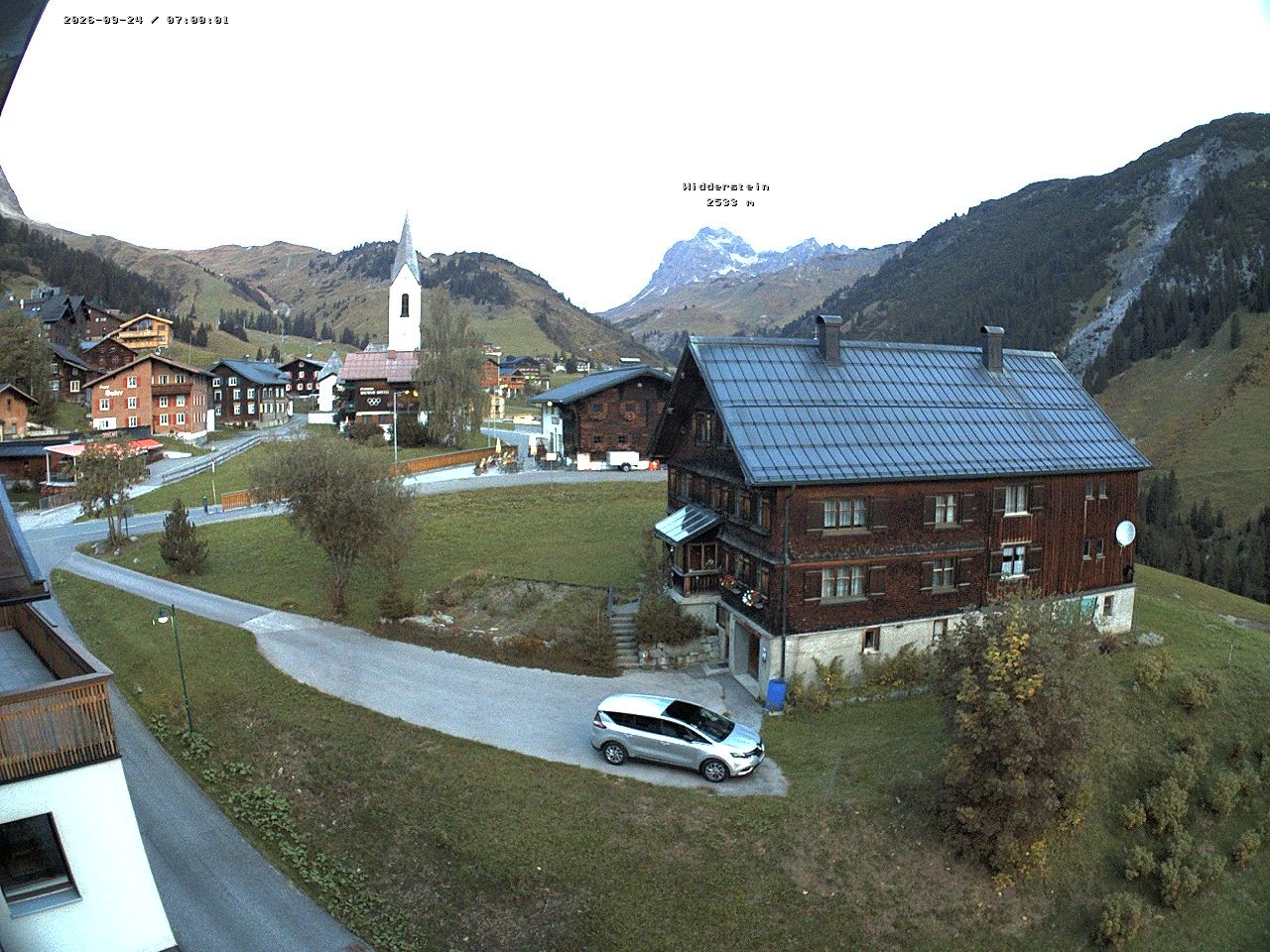 Archiv Foto Webcam Dorfzentrum von Warth
