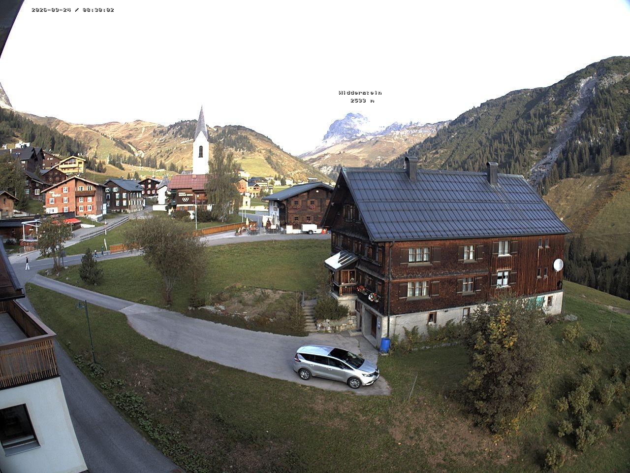 Archiv Foto Webcam Dorfzentrum von Warth