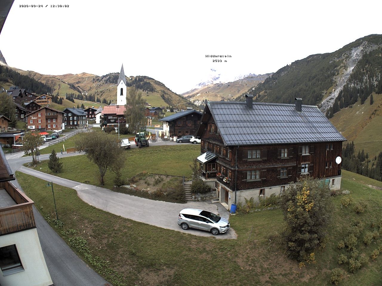 Archiv Foto Webcam Dorfzentrum von Warth