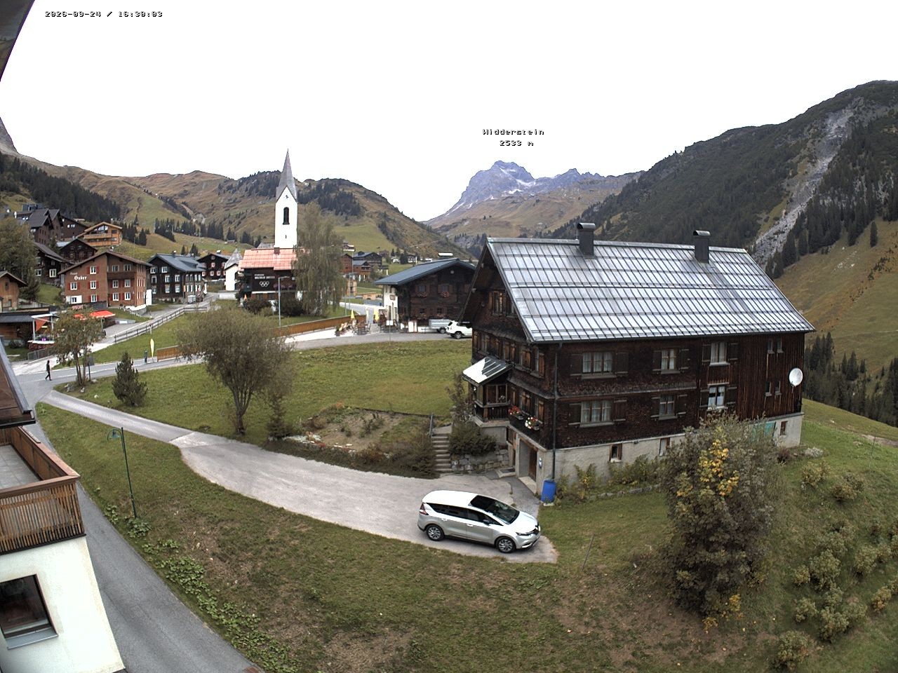 Archived image Webcam Village center Warth