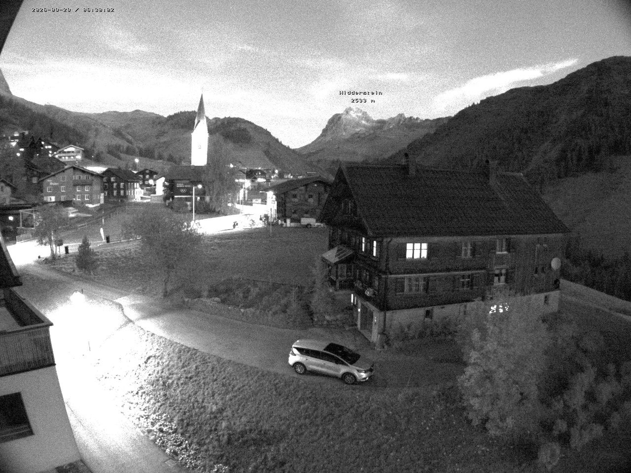 Archiv Foto Webcam Dorfzentrum von Warth