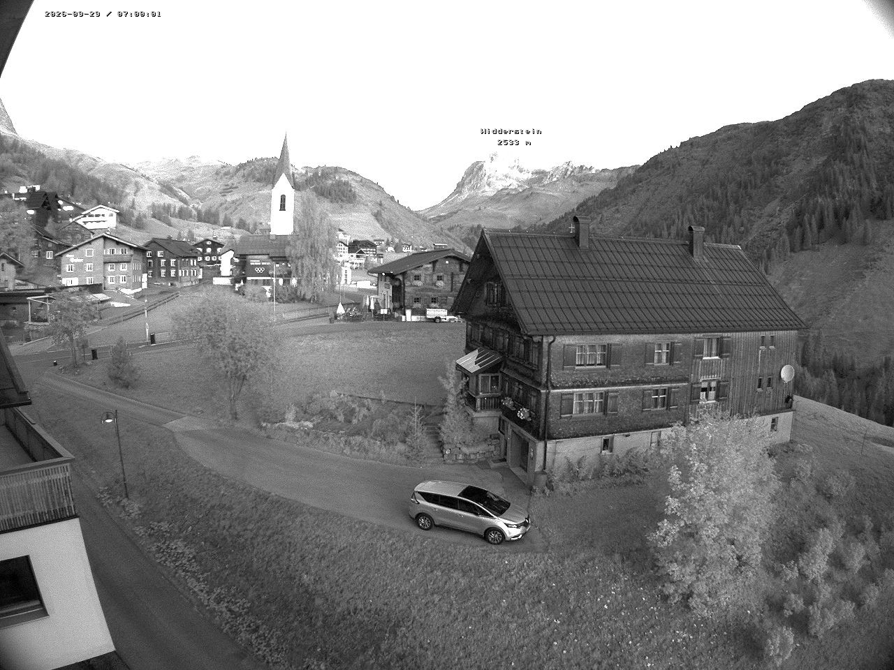 Archiv Foto Webcam Dorfzentrum von Warth