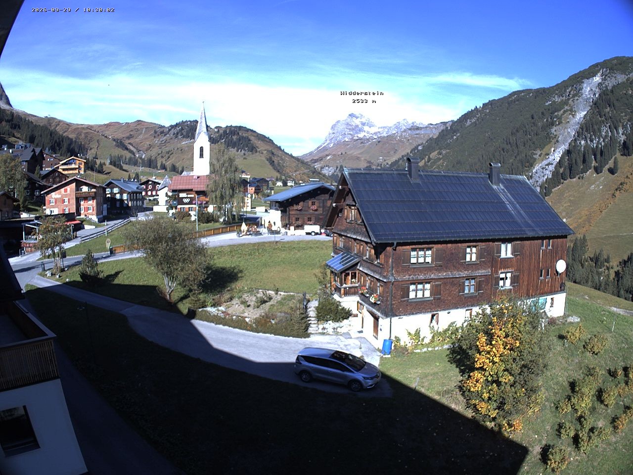 Archiv Foto Webcam Dorfzentrum von Warth