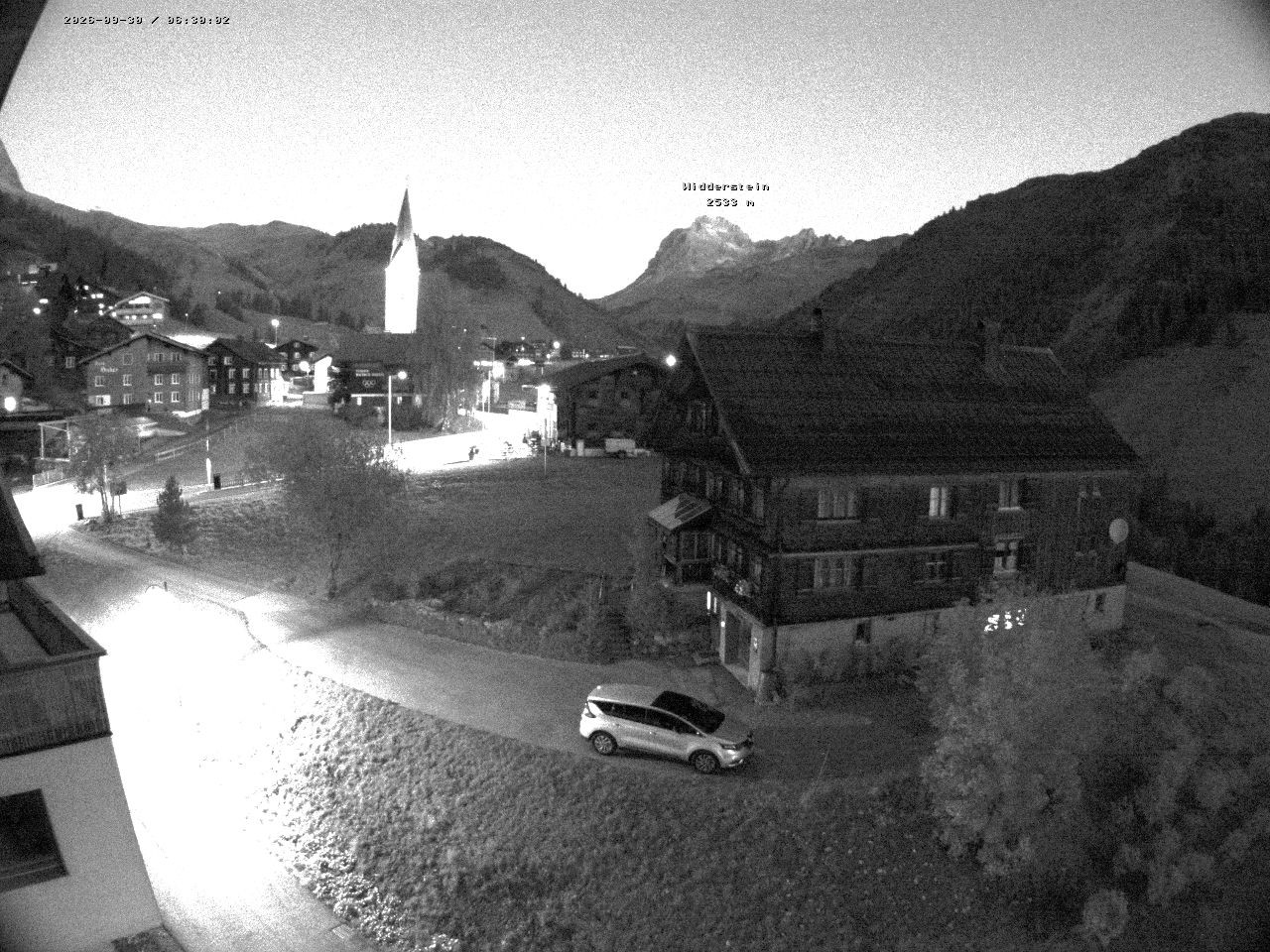 Archiv Foto Webcam Dorfzentrum von Warth