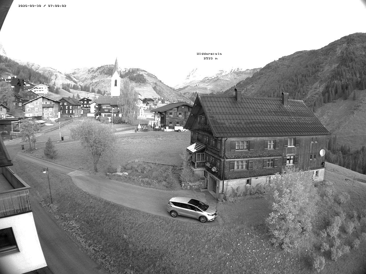 Archiv Foto Webcam Dorfzentrum von Warth