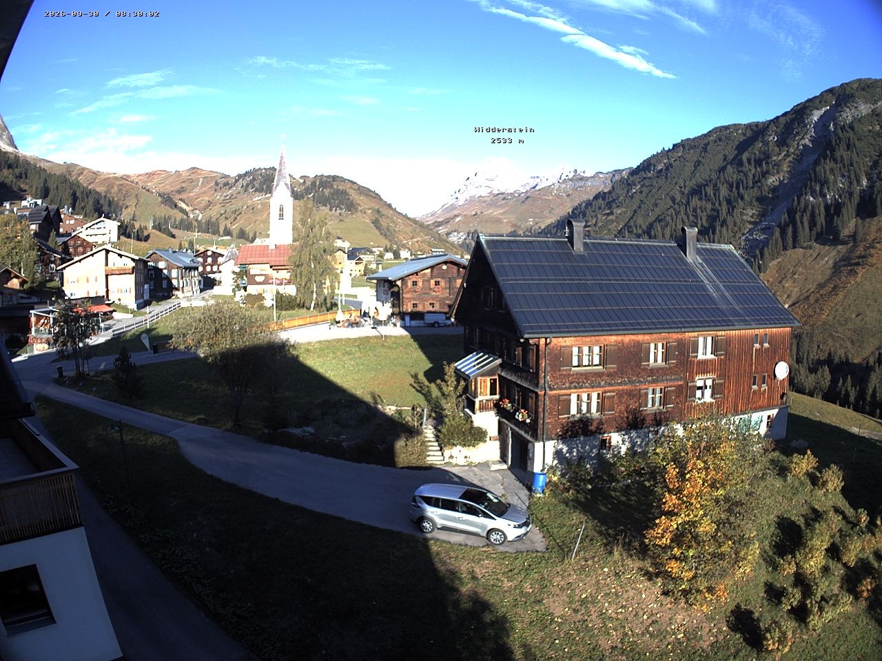 Archiv Foto Webcam Dorfzentrum von Warth