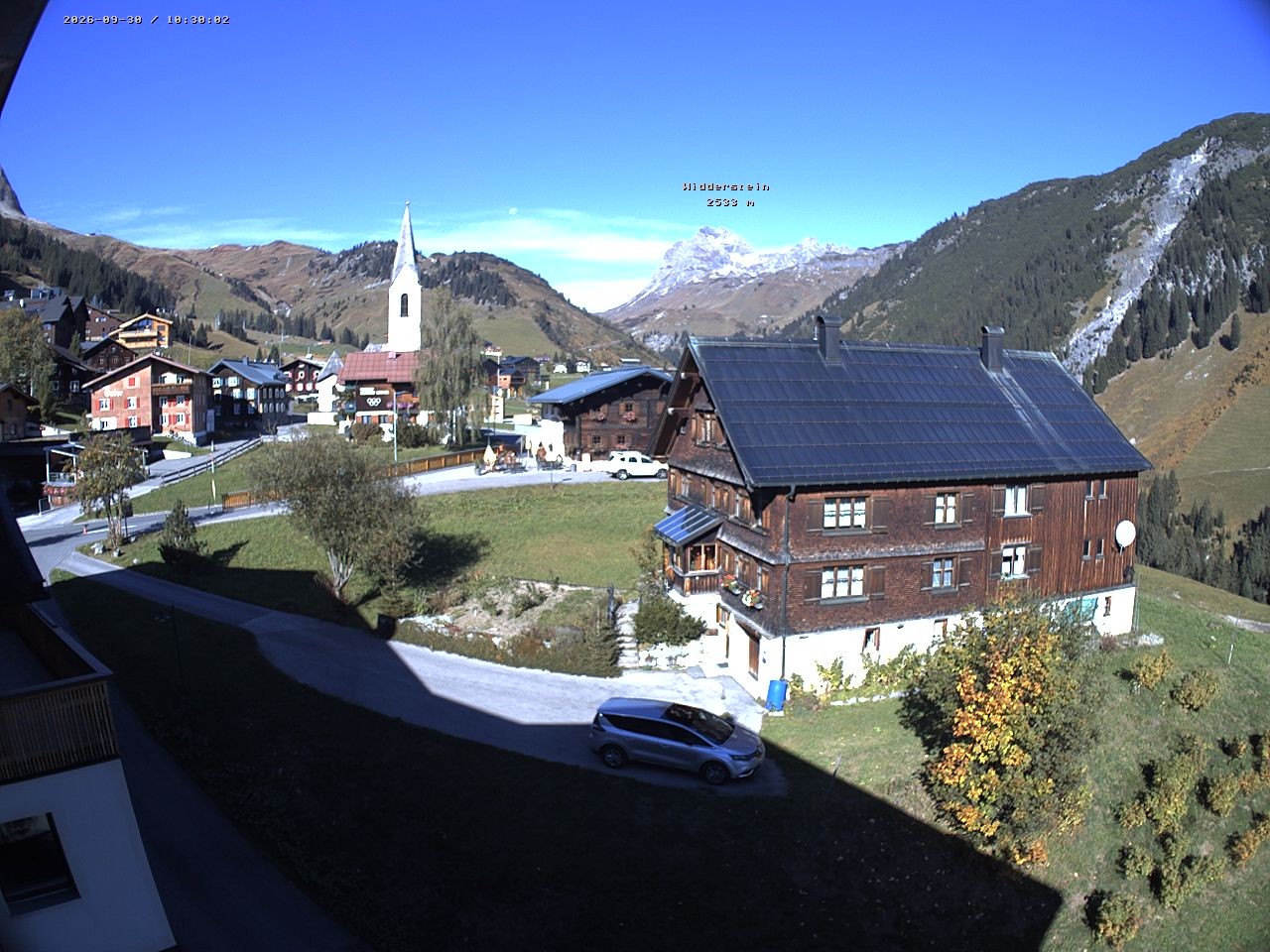 Archived image Webcam Village center Warth